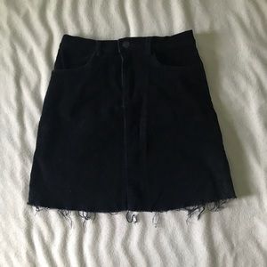Brandy Melville Navy blue Corduroy skirt